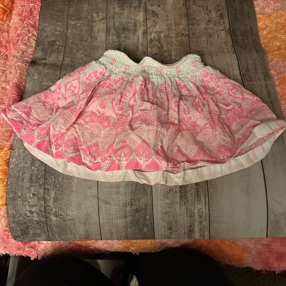 1989 Place Pink and White Kids Skirt